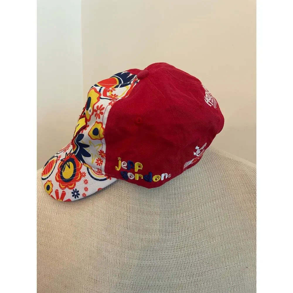 Jeff Gordon 24 NASCAR Chase Flowers Girls Adjustable Hat